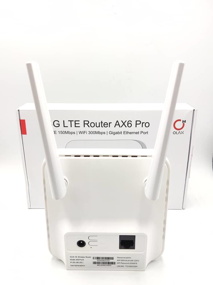 OLAX AX6 Pro 4G маршрутизатор разблокированный 300Mbps беспроводной CPE маршрутизатор CAT4 мобильный Hotspot SIM слот 2 антенны американская версия