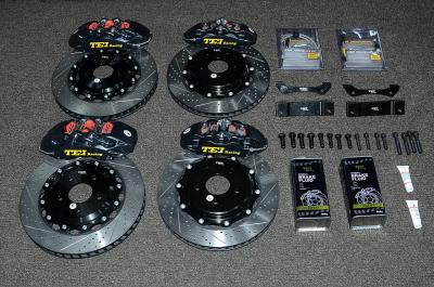 Big Brake Kit 355*32mm Rotor For Infiniti G37 Front 4piston Caliper With 345*28mm Rotor For Rear 18 Inch Wheel