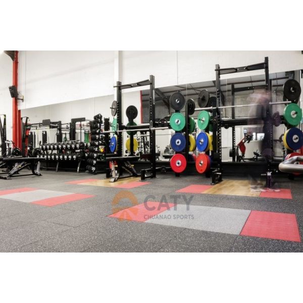 High Density Anti-Slip Wearable Sports Rubber Flooring gym Mats