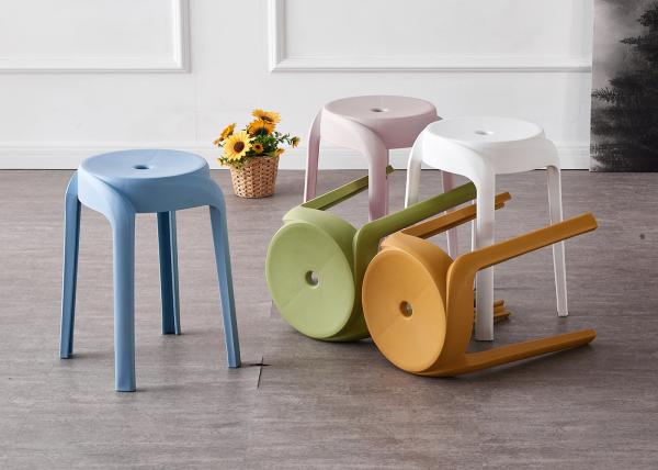 Stackable 4pcs/Ctn Modern White Plastic Dining Chairs