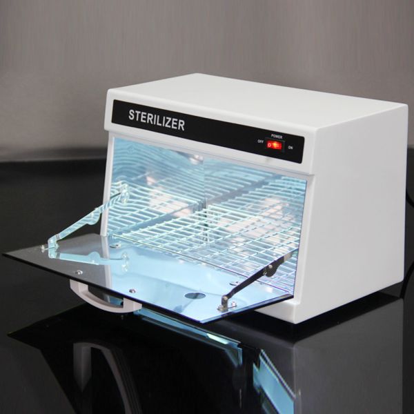 10W Power Beauty Salon Instruments , Professional Sterilizer Cabinet With Uv Lights