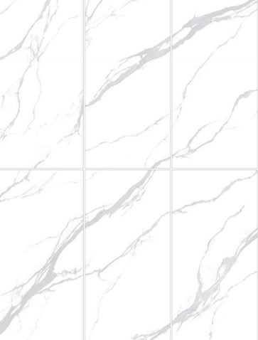 600x1200mm Carrara Blanco Mat Antiguo Muro de Cortinas Porcelana de azulejos para proyectos y hoteles