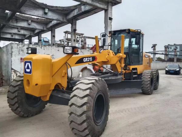160kw XCMG Motor Graders GR215 300L Fuel Capacity With Rear Ripper