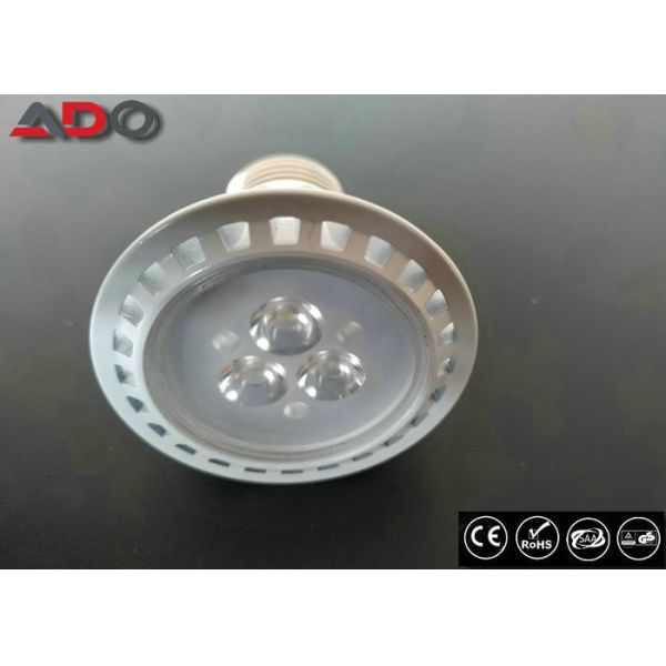 12v 7 Watts Led Spot Bulbs Smd3030 Mr16 Dimmable With White Aluminum Housing