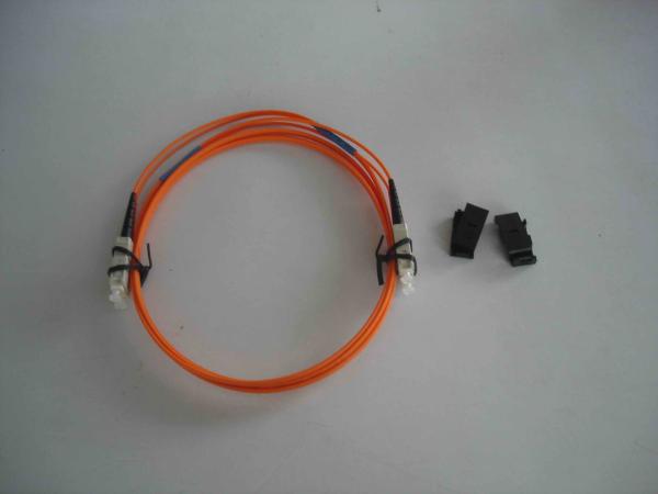 Custom Duplex Multimode SC To SC Fiber Patch Cable , Fiber Optic Jumper Cables
