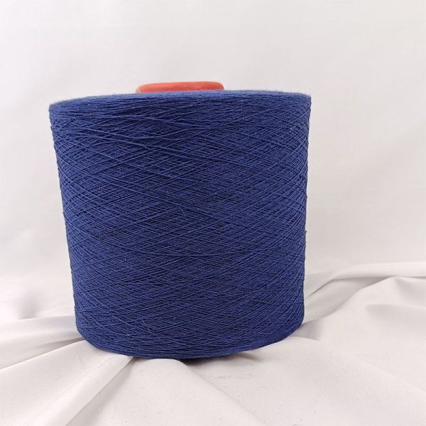 Ne 16s Blue Cotton CVC Yarn for Making Denim Jeans / Jackets