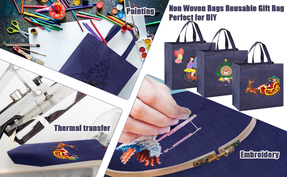 Custom Printing Non Woven Shopping Bag Hot Sale Eco Friendly Reusable Non Woven Tote Bag Wholesale Non-Woven Grocery Carry Bag