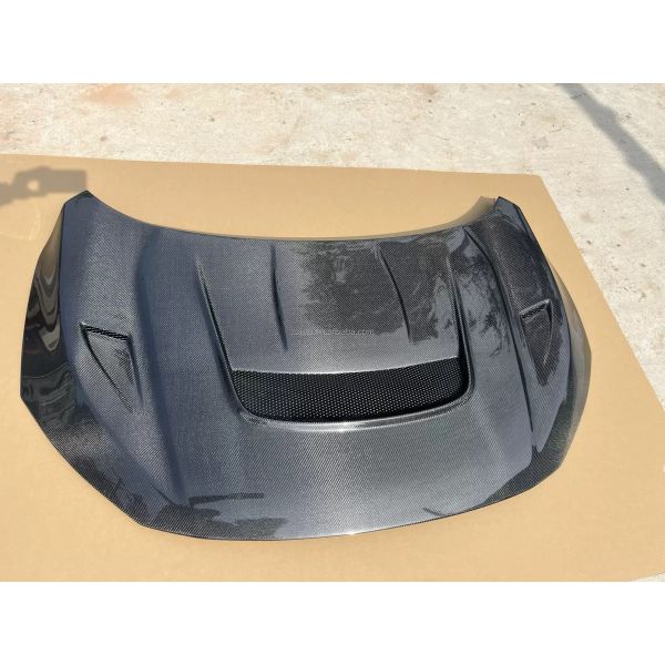 Carbon Fiber Hood for Honda Tenth Generation Civic Modified Open Hole Design Made