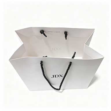 Retail Paper Shopping Bags With Handles Kraft Black Paper Bags Bulk