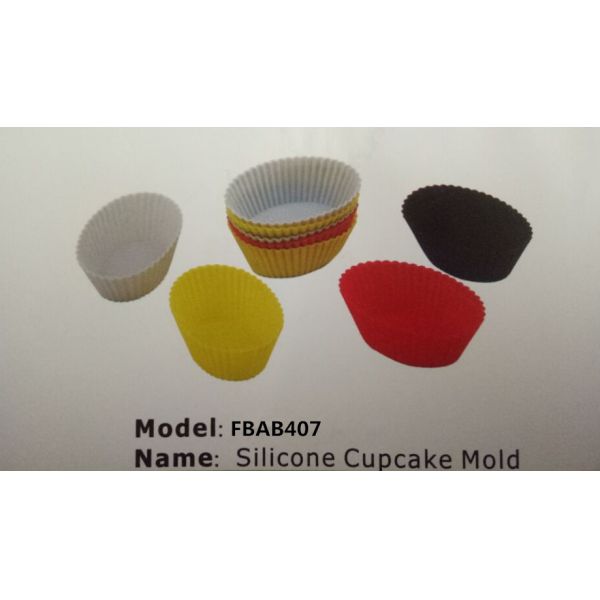 FBAB403 for wholesales BPA free flower heart star shapes silicone cupcake mold