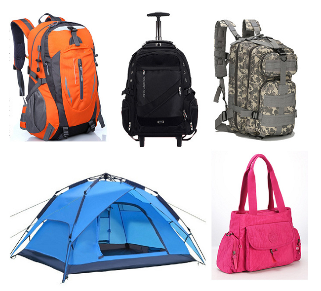 420D 175gsm Pu Coated Oxford Nylon Fabric Recycling Water Repellent