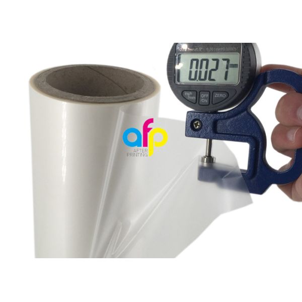 Premium Double Sided Laminating Film , Printing BOPP Lamination Film Roll