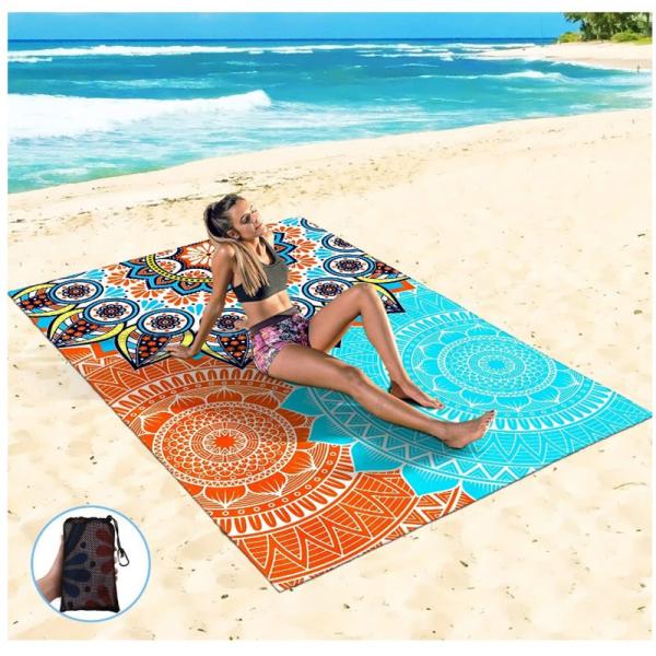 Microfiber Sunflowers Beach Towel, Autumn Flower Sunset Beach Towels Oversized, Super Soft Quick Dry Bath Towel