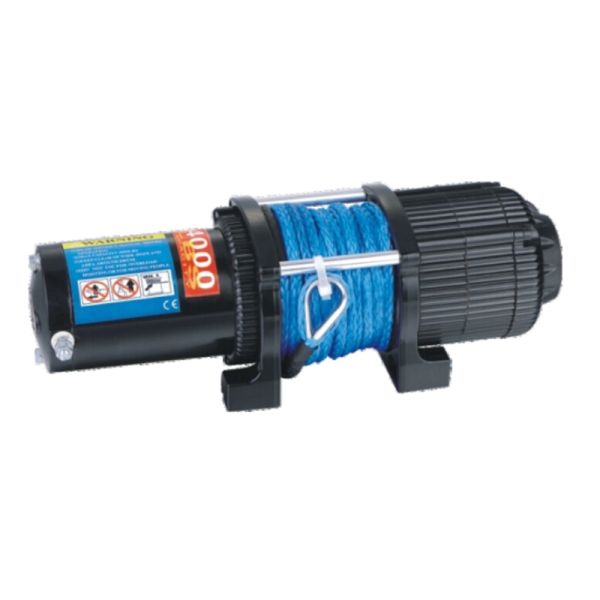 Synthetic Rope Type Electric Cable Winch Multi Position Installed For Cable Pulling Machine