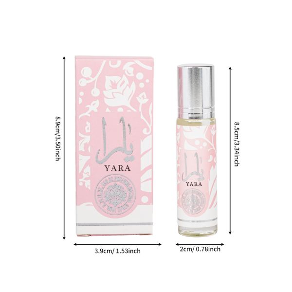 10ML Lattafa YARA Eau de Toilette Roll-on Perfume for Women Travel Parfum Lotion