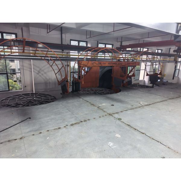 Three-arm Oven Mobile Injection Roto Moulding Machine for High Capacity Production