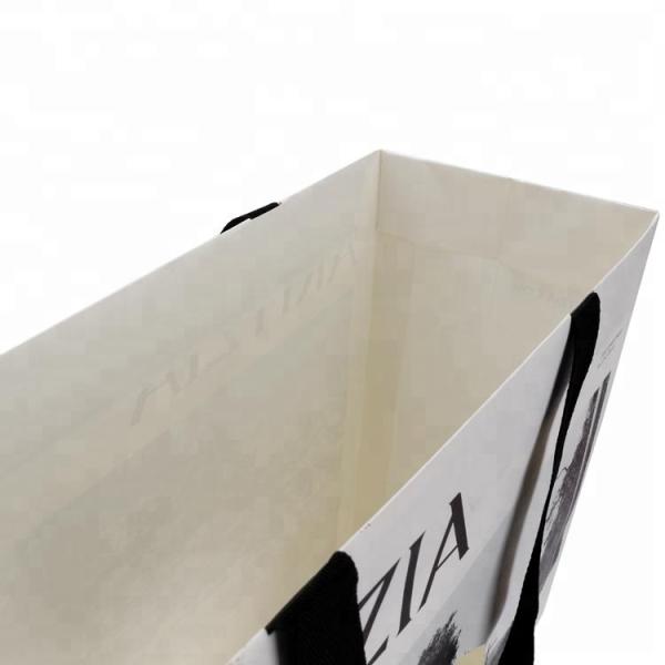 Luxury Handmade Paper Bags Custom Printed Shopping Paper Bag With Rope Handle