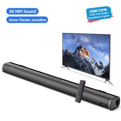 Remote Control 30W TV Sound Bar for Laptop PC Theater Portable Wireless Home Speaker