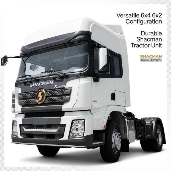 Camion Shacman 375HP 6x4 6x2 Shacman 10 Wheels Tractor Truck Shacman Truck Price For Sale