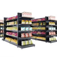 Tienda conveniente Gondola Estantes de venta al por menor Supermercado Tienda de exhibición Estantes