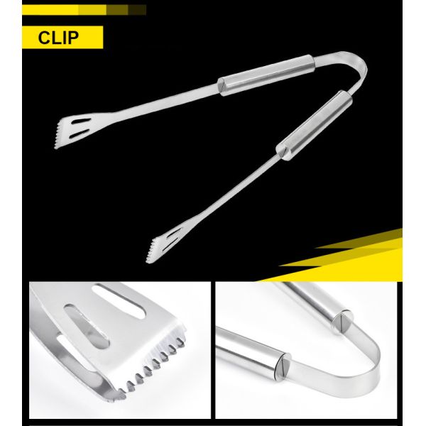 Многофункциональный гриль БАРБЕКЮ поставляет утвари барбекю нержавеющей стали с сумкой хранения