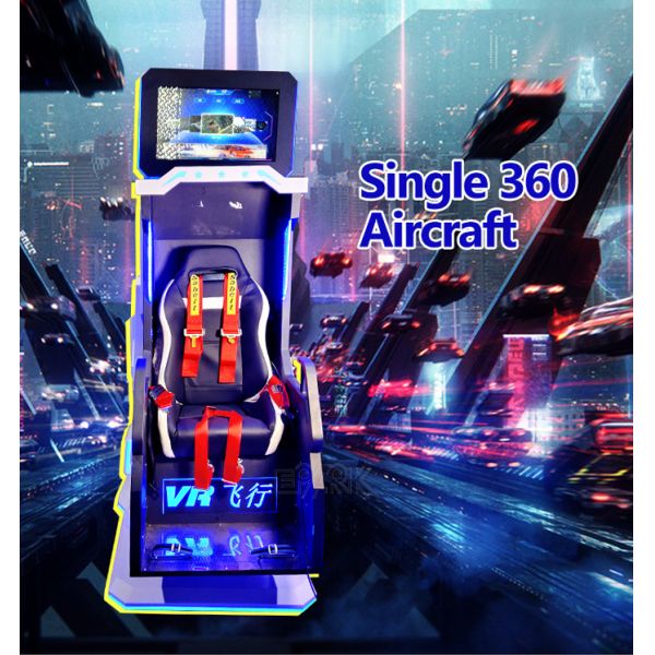 360 Degree Aircraft Cool Appearance 9d Motion Vr Chair for Commercial Cinema