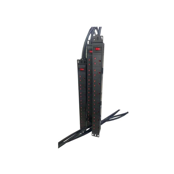 1U 19-Inch Rack Mount Power Distribution Unit,8 Outlets,13A 230V,Industrial Grade PDU for Server & Network Equipment