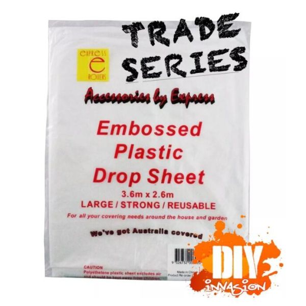 Plastic Disposable Cover Sheet Protect Drop Cloth / Dust Sheet