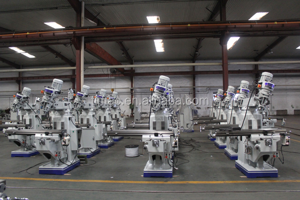 Customized Voltage M250 Vertical Turret Milling Machine with 2.25kW Spindle Motor Power