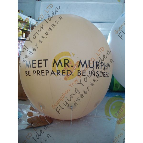 Big PVC Sealed Inflatable Advertising Balloon for Decoration 2m
