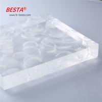 Panneaux de fenêtre en plexiglas décoratif à effet plume blanche de 15 à 60 mm OEM