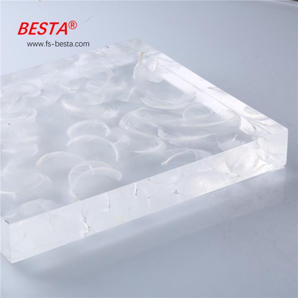 50 mm 150 mm Extra épaisseur PMMA Transparent feuilles acryliques résistantes à l'usure