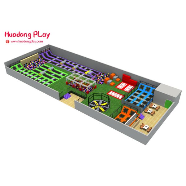 HD18 - 202A Jump Zone Trampoline High Performance Dodgeball Zone Innovative