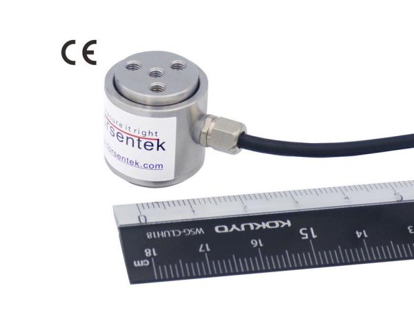 Miniature Cylindrical Load Cell 2kN 1kN 500N 200N 100N 50N 20N Flange Type Force Sensor