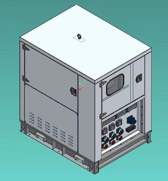 Portable Battery Energy Storage System For Rental 60hz 70kw 160kwh
