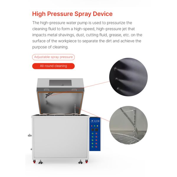 Industrial Ultrasonic Cleaner 40L Tank 380V for Auto Parts Degreasing