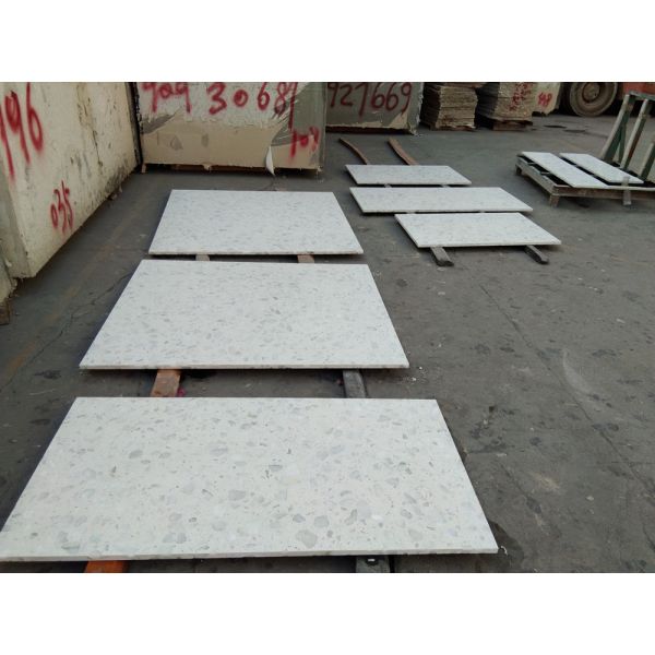 Inorganic Terrazzo Wall Floor Tile For Indoor Outdoor Low Waterapsorbstion