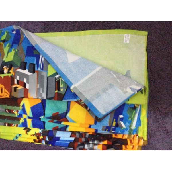 70*140cm(28''*55'')Minecraft Summer Swimming Beach Towel Bath Towel Cotton Mincraft Towel