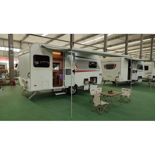 Pièce de Mini Travel Trailers Double Single Axle Camper Trailer 4-6 de sécurité