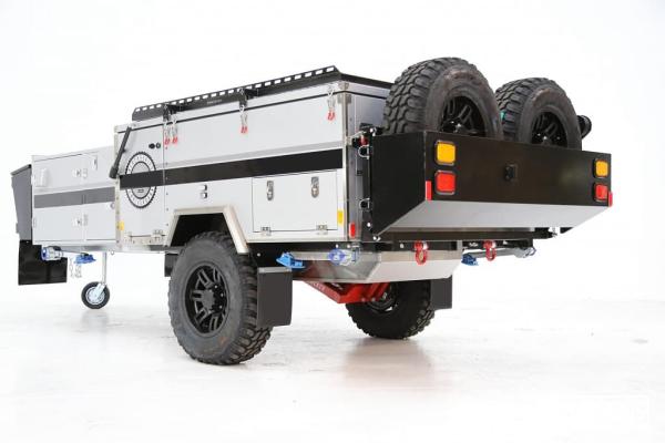 Diversify Tent Trailer Camping With All Terrain Tires Quick Setup Sturdy Trailer