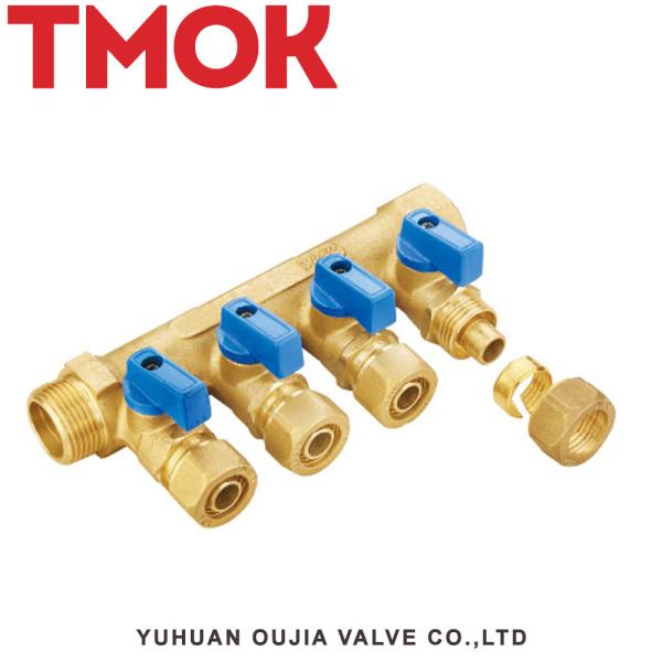 Pex 1/2 Brass Bar Manifold