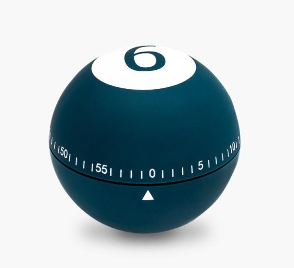Mini Billiards Cute Kitchen Timer , Kitchen Cooking Timers 10*9cm ABS Material