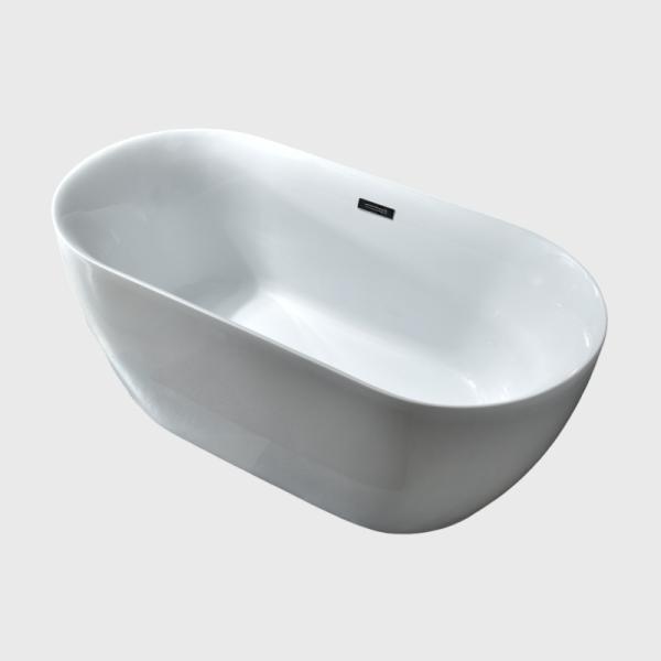 Hydrotherapy Homestay Back To Wall Bathtubs Freestanding Matt White Customized
