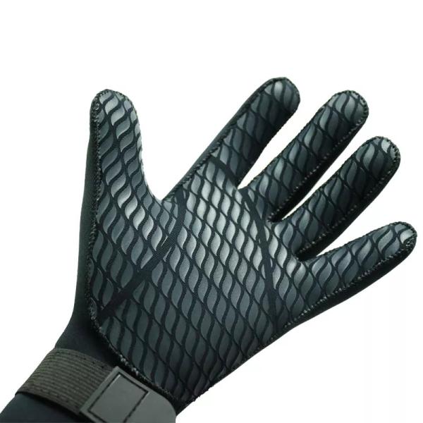 Luvas de mão antiderrapantes de proteção de segurança para indústria da construção de borracha com revestimento de látex