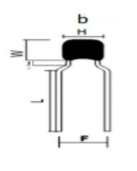 104 100nF MLCC Monolithic Ceramic Capacitor 50V Pitch 2.54mm +/-20%