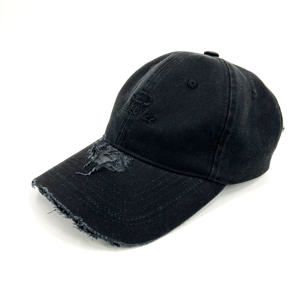Cotton Distress Dad Hats 6 Panel Unisex Unstructured Plain Baseball Cap Casual