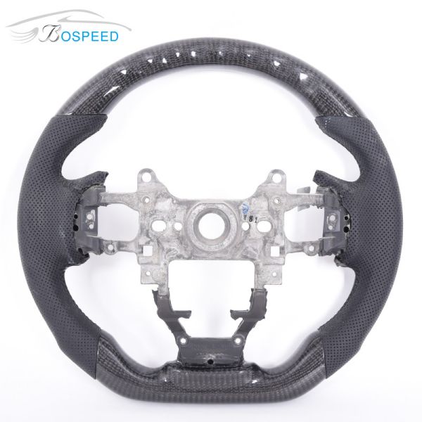 CRZ Fashion Honda Carbon Fiber Steering Wheel Matte Perforated Leather