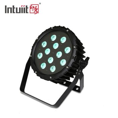 Outdoor 12 LED RGBWA Boa mistura de cores Compacto LED Par Can Light
