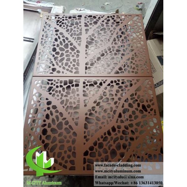 Массивная алюминиевая оболочка 3 мм ПВДФ 15 лет гарантия внешнее оформление для фасада