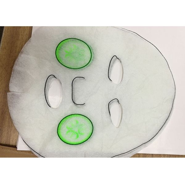 Safe Disposable Non Woven Compressed Facial Mask for Makeup , Skin Care